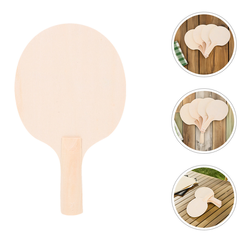 Table Tennis Paddles - 4Pair Table Tennis Paddle Blanks Wooden