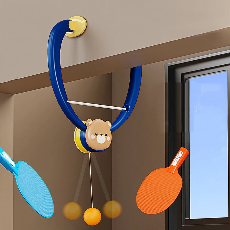 Table Tennis Illustration - Hanging Table Tennis Trainer Sports Toy