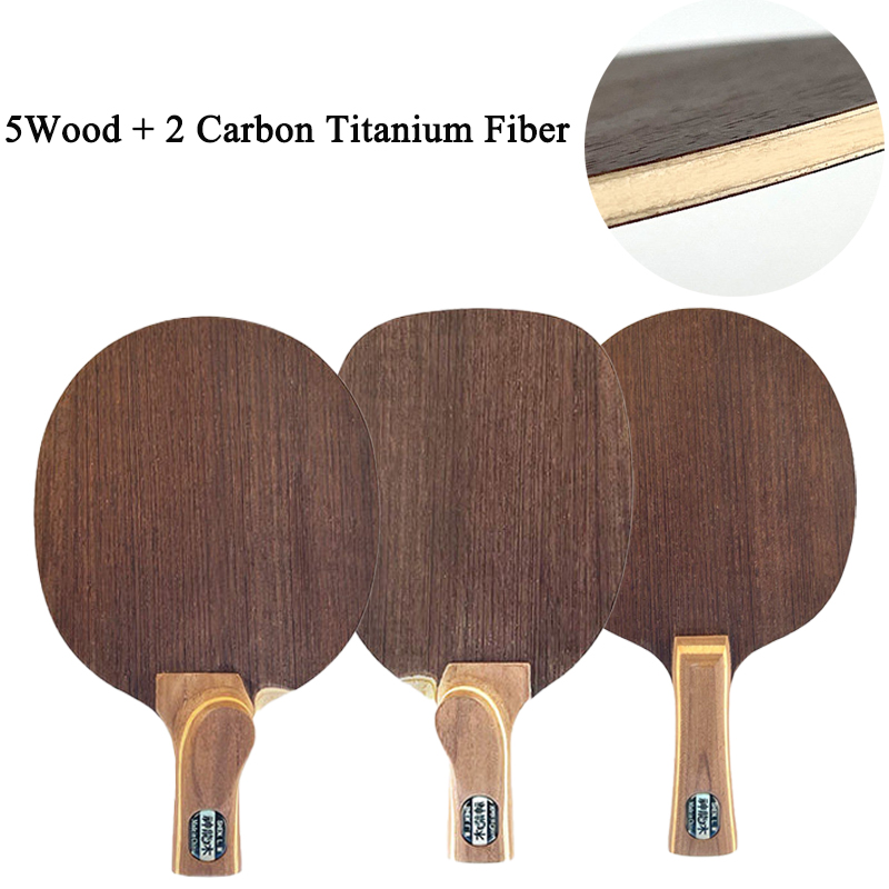 Table Tennis Paddles - Chinese/Japanese Penhold Table Tennis Blade 5