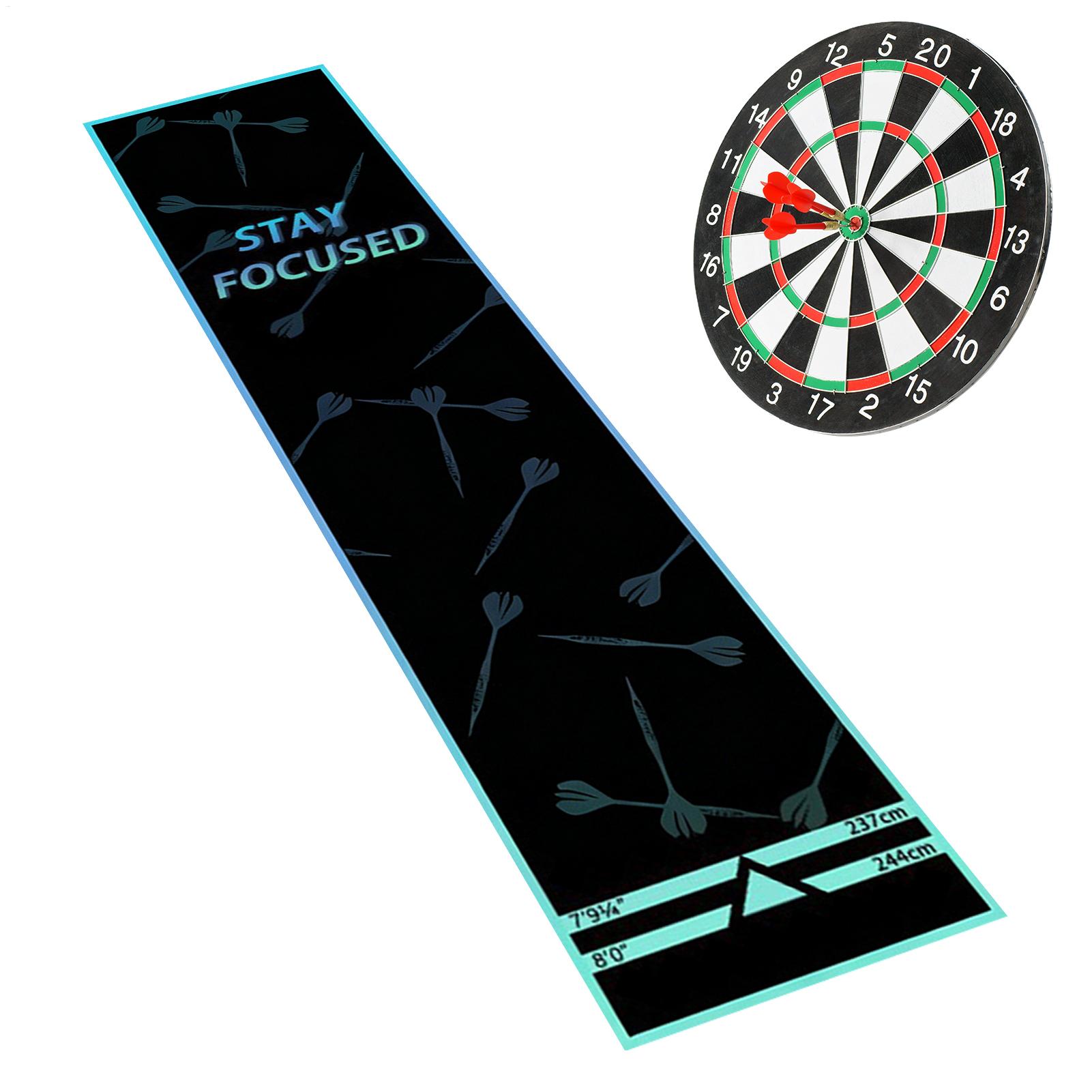 Throw Distance Board - Protective Dart Rug Mat Dart Board