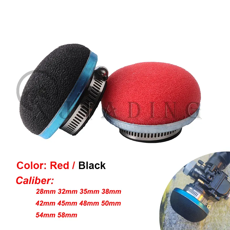 Rubber Cleaner Foam - Motorcycle 28/32/35/38/42/45/50/54/58MM Stright Foam Air Filter