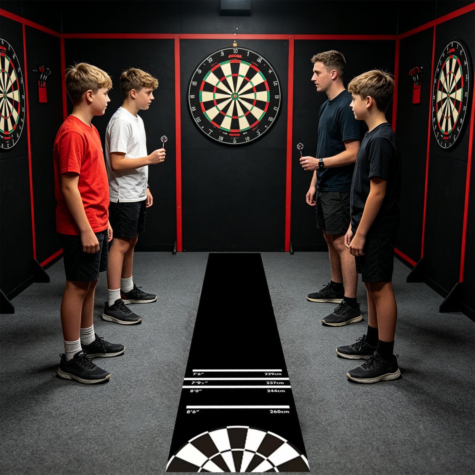 Multi-functional Dart Mat Anti - Throw Distance Board recension och pris