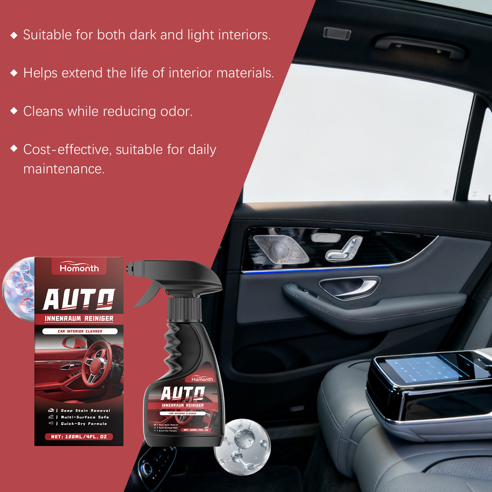 Hot Sale Car Interior Foam Cle - Rubber Cleaner Foam recension och pris