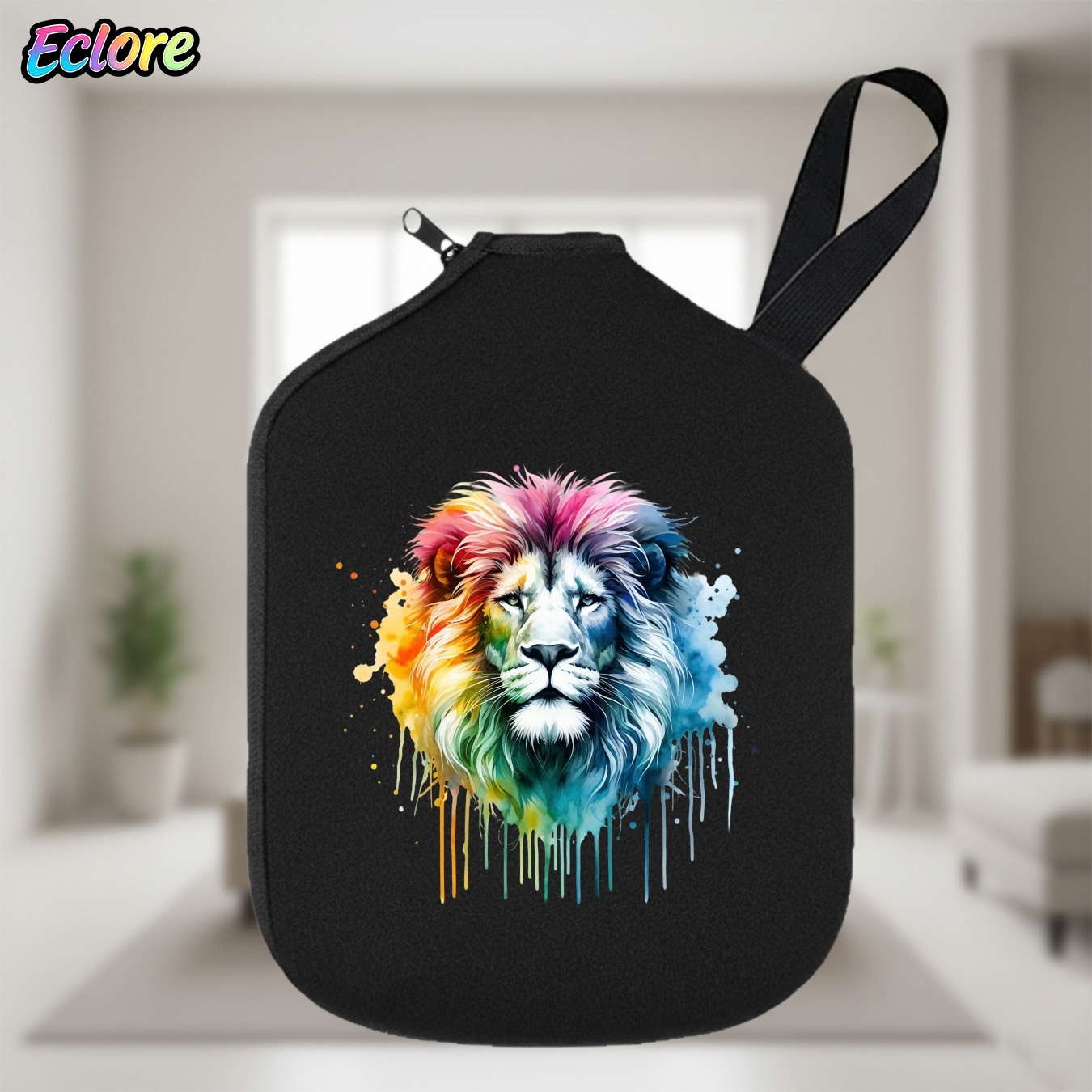 Colorful Watercolor Lion Head  - Table Tennis Paddles recension och pris