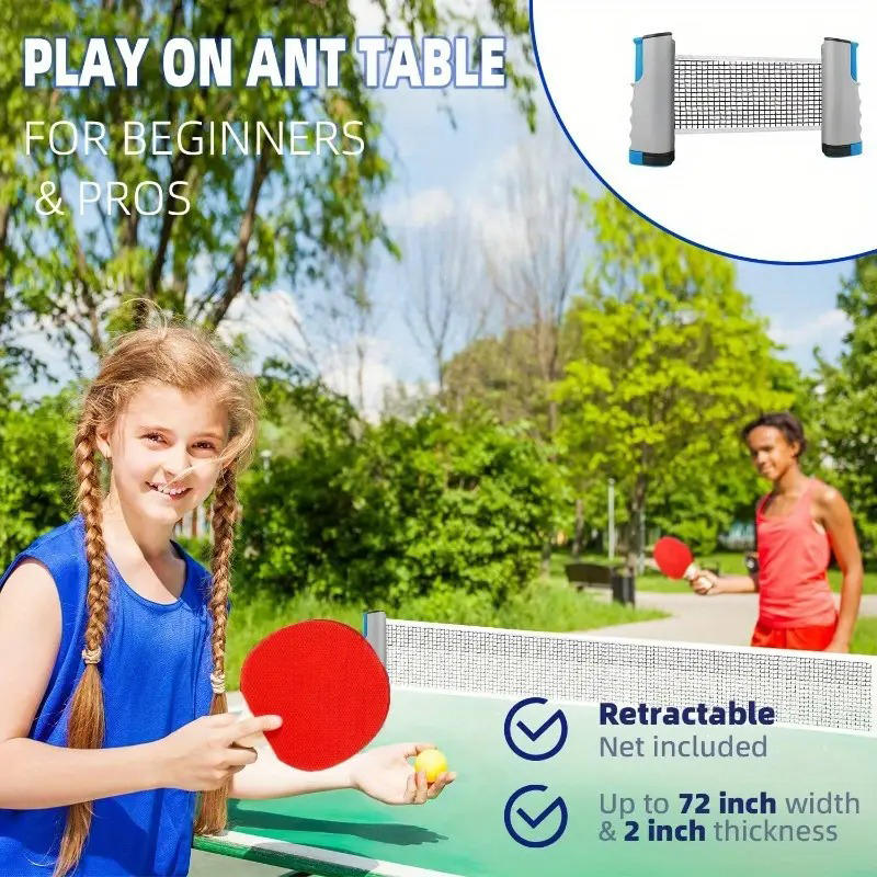 Portable Table Tennis Net Expa - Table Tennis Barrier recension och pris