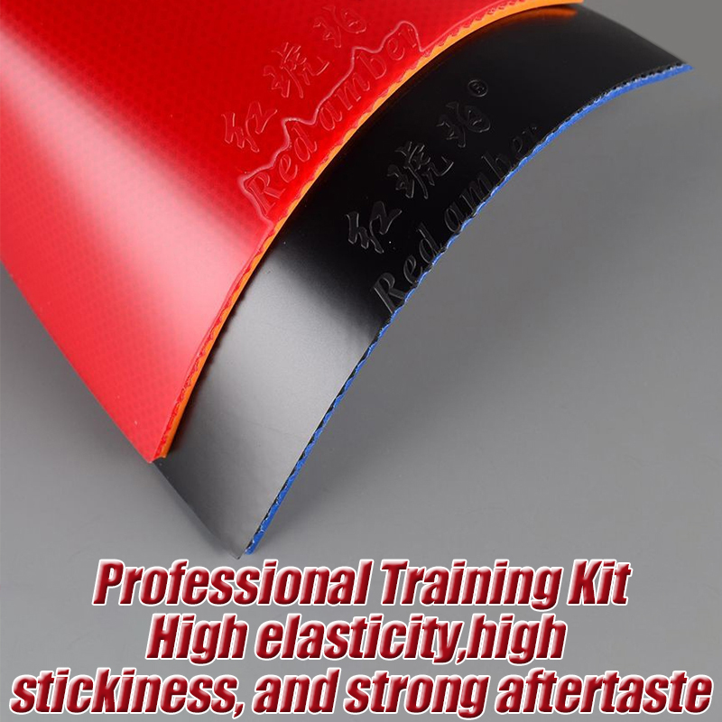 ●Red Amber Table Tennis Rubber - Table Tennis Practice recension och pris