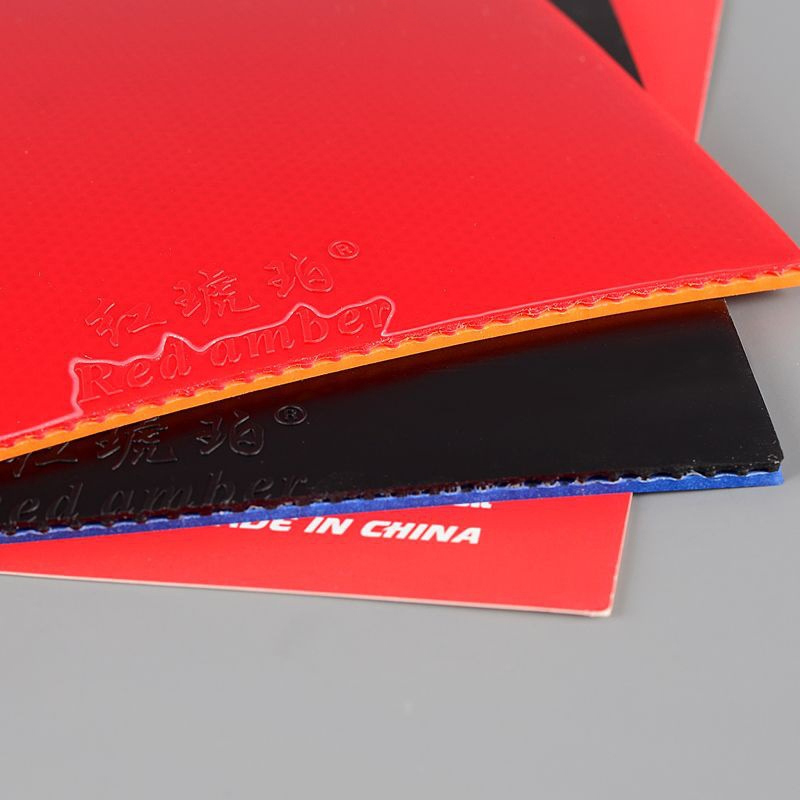 ●Red Amber Table Tennis Rubber - Table Tennis Practice recension och pris