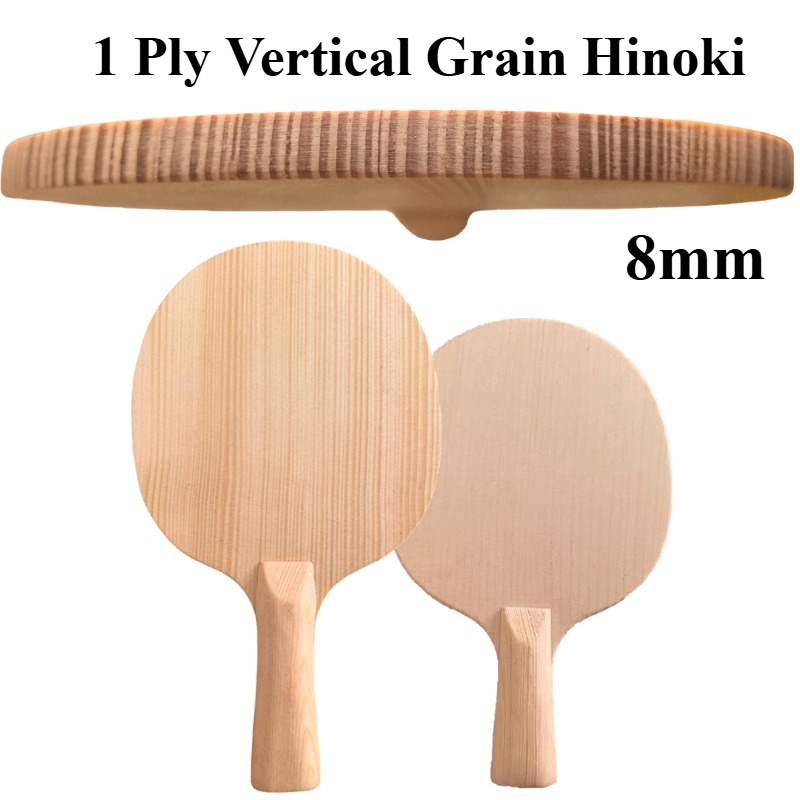 1-Ply 8mm Vertical Grain Hinok - Table Tennis Paddles recension och pris