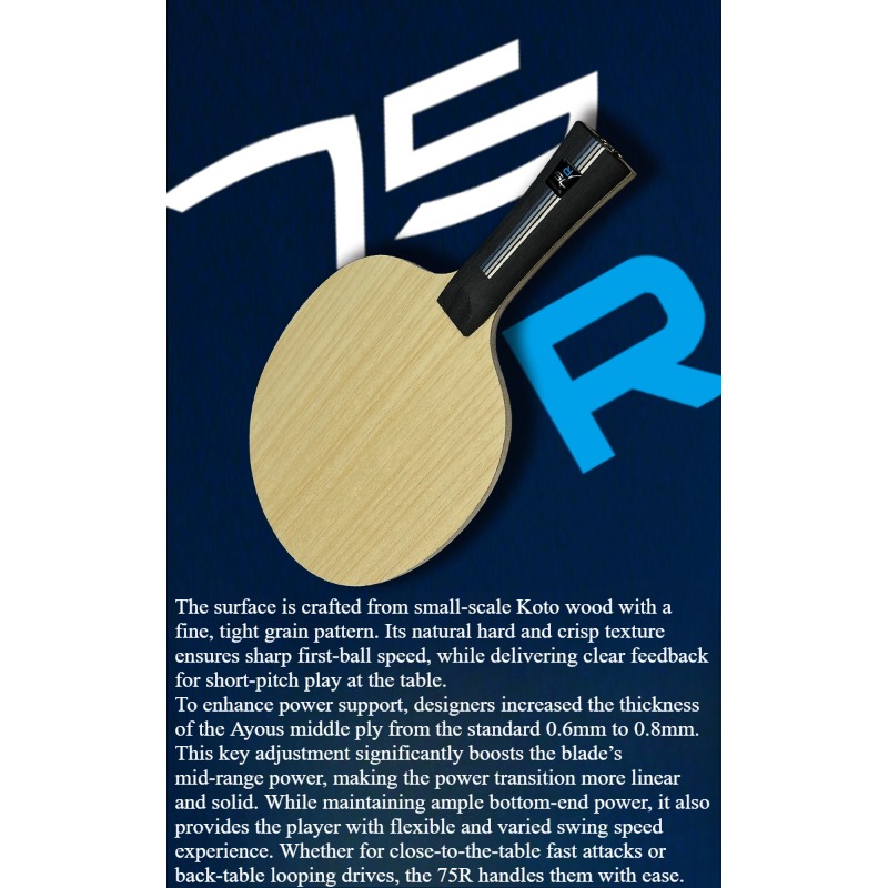 SANWEI 75R 5+2 Outer H-GLC Tab - Table Tennis Paddles recension och pris