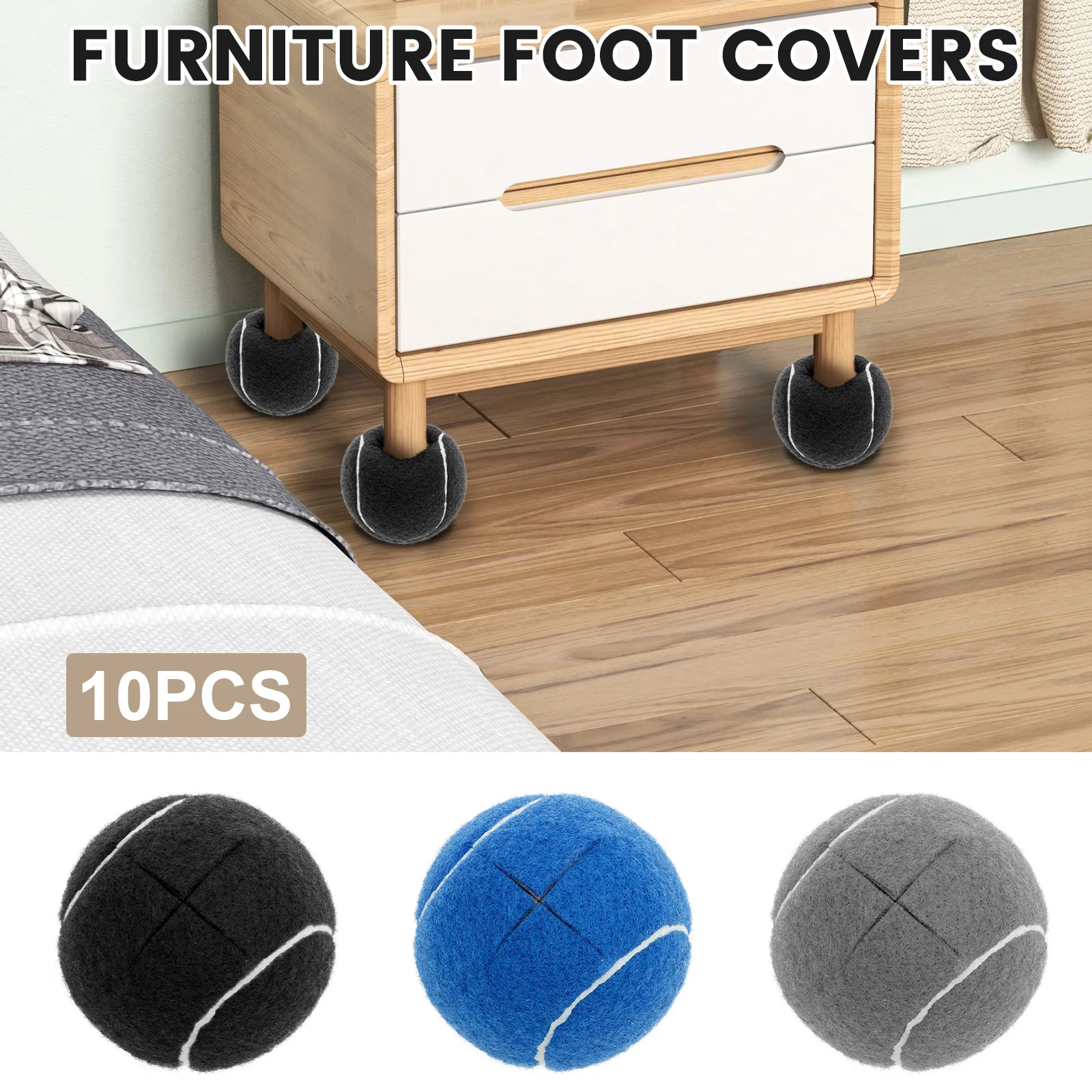 10Pcs Table Chair Foot Covers  - Table Tennis Db Rubbers recension och pris