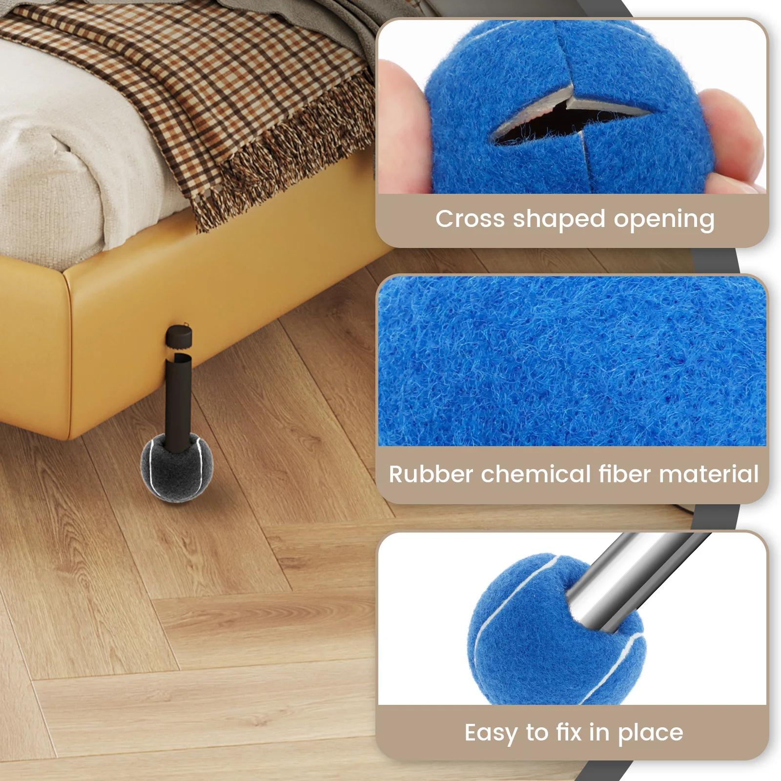 10Pcs Table Chair Foot Covers  - Table Tennis Db Rubbers recension och pris