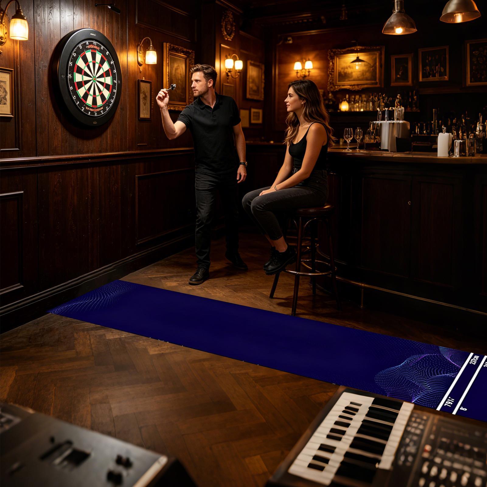 Dart Board Mat Portable Non-Sl - Throw Distance Board recension och pris