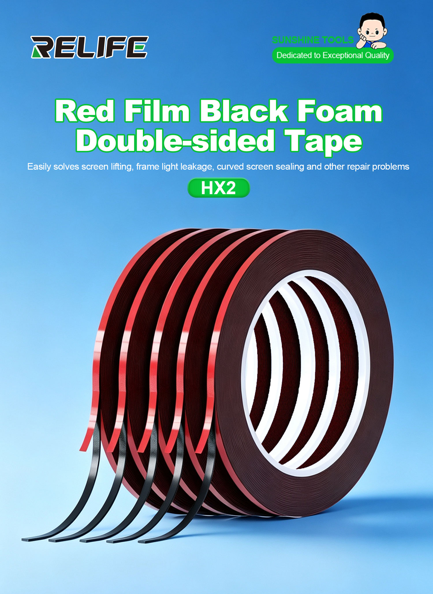 RELIFE HX2 Red Film Black Foam - Rubber Cleaner Foam recension och pris